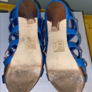 Blue heels